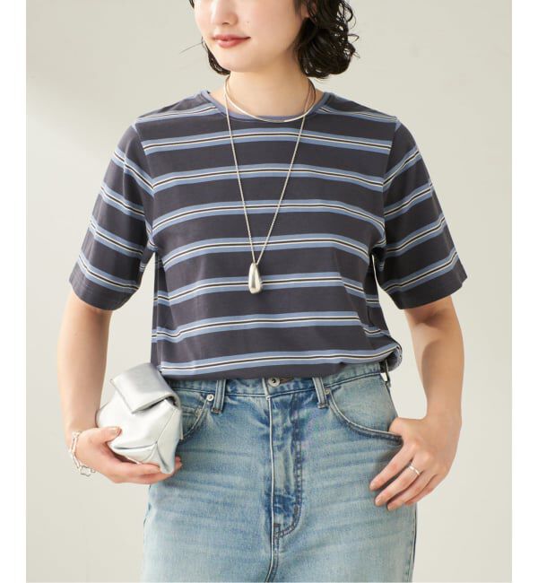 Plage「マルチボーダーTシャツ」|Tシャツ・カットソー|