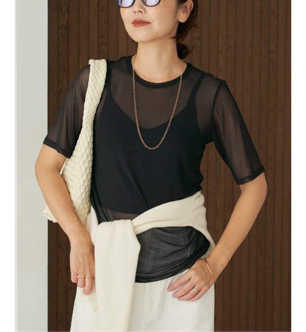 Plage「sheer mesh TEE」|Tシャツ・カットソー|