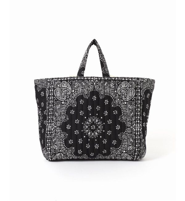 IENA「MALUS/マリュス BANDANA QUILTING BIG BAG トートバッグ」|トートバッグ|