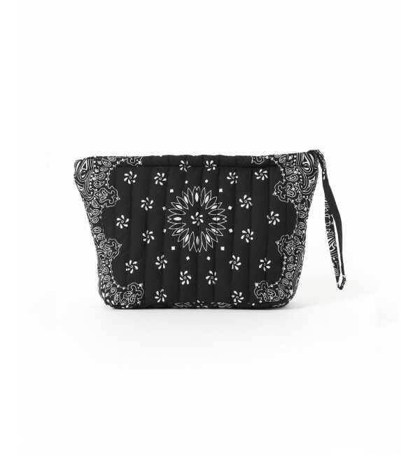 IENA「MALUS/マリュス BANDANA QUILTING POUCH ポーチ」|ポーチ|