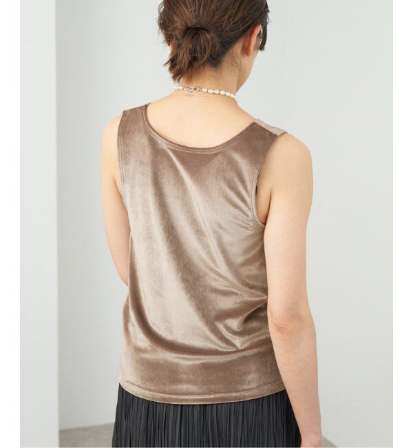 IENA「スノーベロア ノースリーブ」|Tシャツ・カットソー|