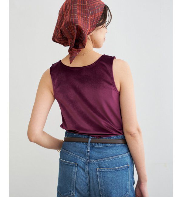 IENA「スノーベロア ノースリーブ」|Tシャツ・カットソー|