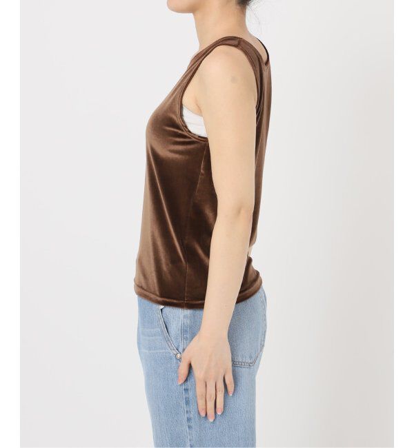 IENA「スノーベロア ノースリーブ」|Tシャツ・カットソー|