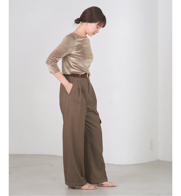 IENA「スノーベロア プルオーバー」|Tシャツ・カットソー|