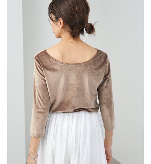 IENA「スノーベロア プルオーバー」|Tシャツ・カットソー|