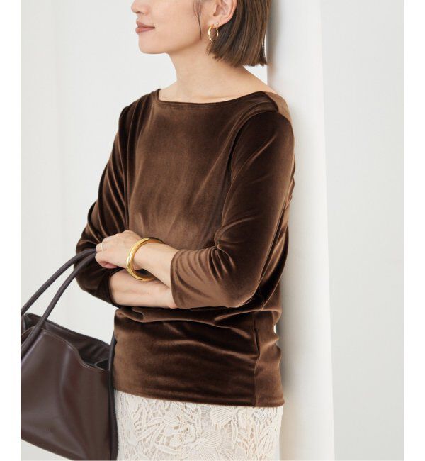 IENA「スノーベロア プルオーバー」|Tシャツ・カットソー|