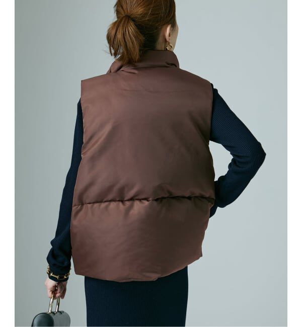 VERMEIL par iena「ナイロンショートジレ」|ダウン|