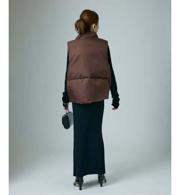 VERMEIL par iena「ナイロンショートジレ」|ダウン|