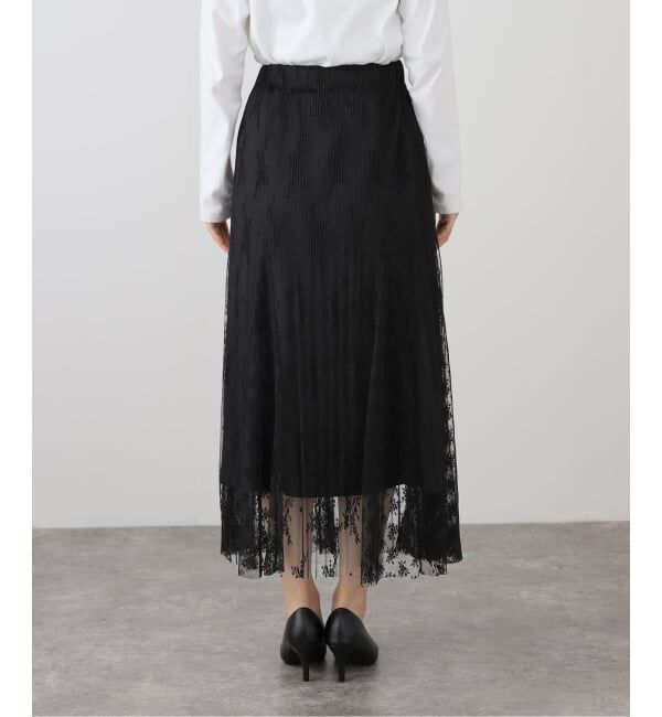 IENA「《追加》トリミングレーススカート」|スカート|
