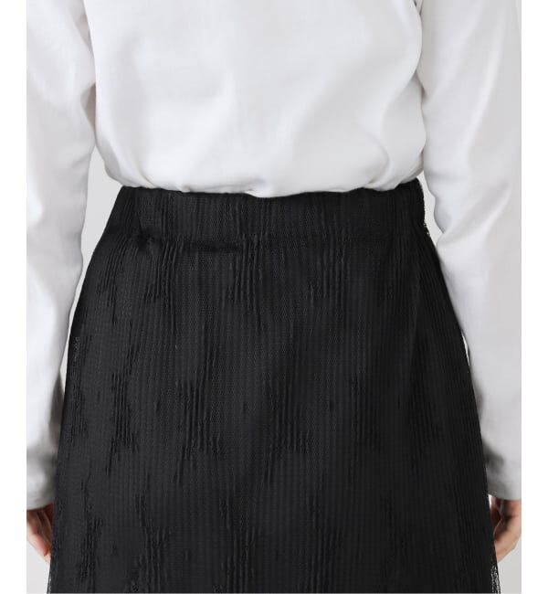 IENA「《追加》トリミングレーススカート」|スカート|