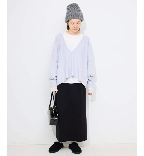 SLOBE IENA「《WEB限定/追加3》レイヤードスリーブロンTEE」|Tシャツ・カットソー|