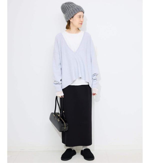 SLOBE IENA「《WEB限定/追加3》レイヤードスリーブロンTEE」|Tシャツ・カットソー|