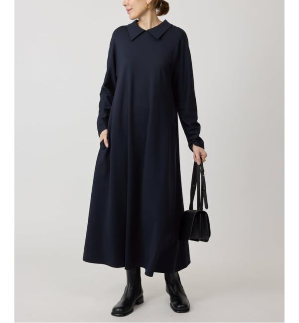 VERMEIL par iena「《追加2予約》2WAYロールカラーワンピース」|ワンピース|