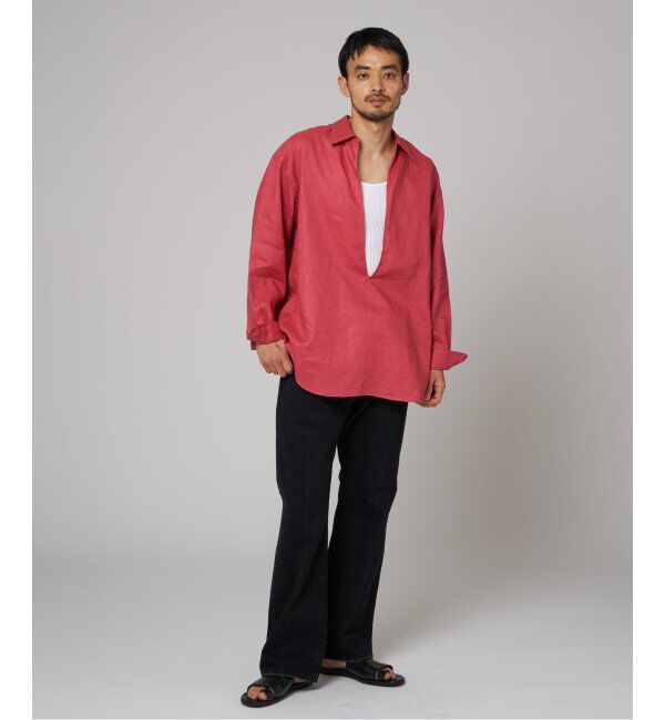 EDIFICE「《追加》リネン スキッパー シャツ」|シャツ・ブラウス|