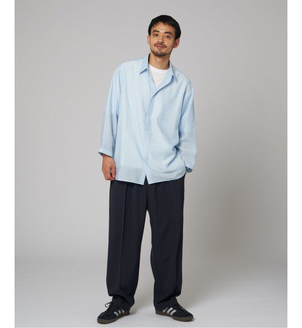 EDIFICE「シアー バンブー 8分袖 レギュラーシャツ」|シャツ・ブラウス|