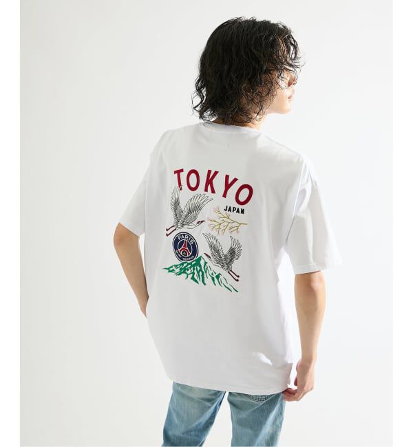 Paris Saint-Germain「【Paris Saint-Germain / パリ・サン＝ジェルマン】PSG JP Tsuru embroidery TEE」|Tシャツ・カットソー|