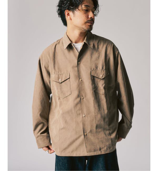 417 EDIFICE「ピーチウエスタンシャツ」|シャツ・ブラウス|ブラウン