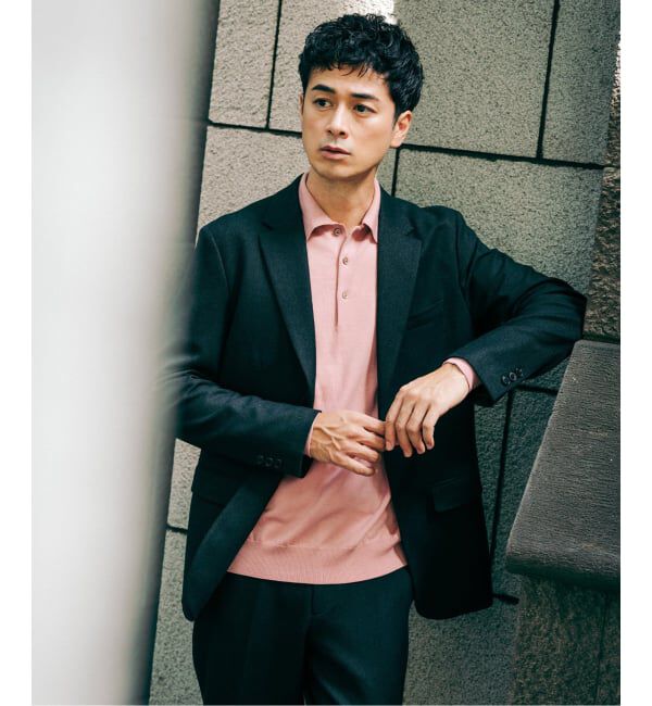 EDIFICE「トップ ツイード 2ボタン ジャケット【セットアップ着用可能】」|テーラードジャケット|