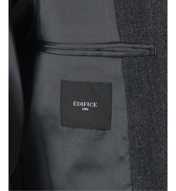 EDIFICE「トップ ツイード 2ボタン ジャケット【セットアップ着用可能】」|テーラードジャケット|
