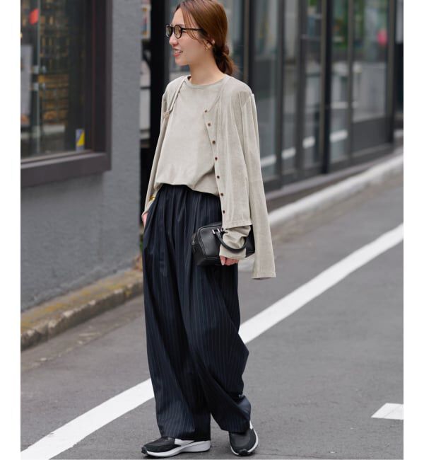 JOURNAL STANDARD relume「シアーベロアクルーネックロングTEE」|Tシャツ・カットソー|