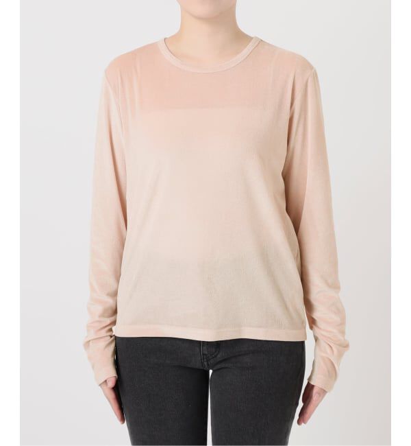 JOURNAL STANDARD relume「シアーベロアクルーネックロングTEE」|Tシャツ・カットソー|