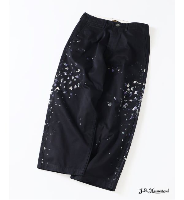 J.S.Homestead「J.S.Homestead / スプラッシュ ビッグ チノ パンツ」|チノ|