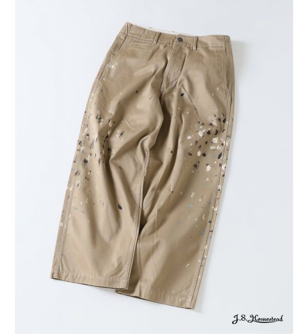 J.S.Homestead「J.S.Homestead / スプラッシュ ビッグ チノ パンツ」|チノ|