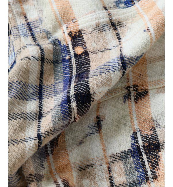 JOURNAL STANDARD「TRISECT2 / ネル ファット クラッシュ チェック シャツ」|シャツ・ブラウス|