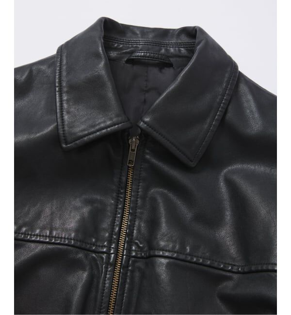 JOURNAL STANDARD「シープ レザー ウォッシュド ジップ ブルゾン」|ライダースジャケット|