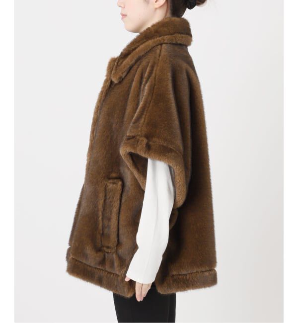 JOURNAL STANDARD「Mink Like Fur Poncho」|ポンチョ・ケープ|
