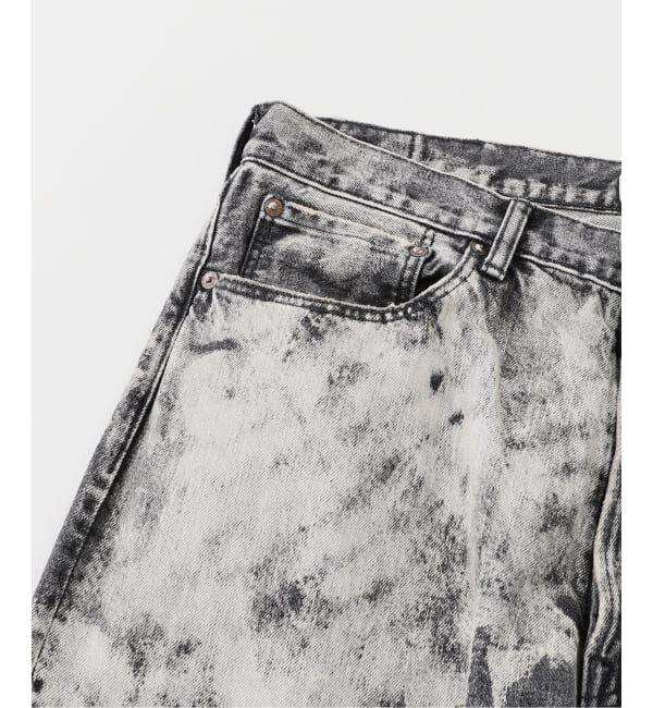 J.S.Homestead「J.S.Homestead / ブラック スプラッシュ エイジング デニム 5ポケ パンツ」|デニム|