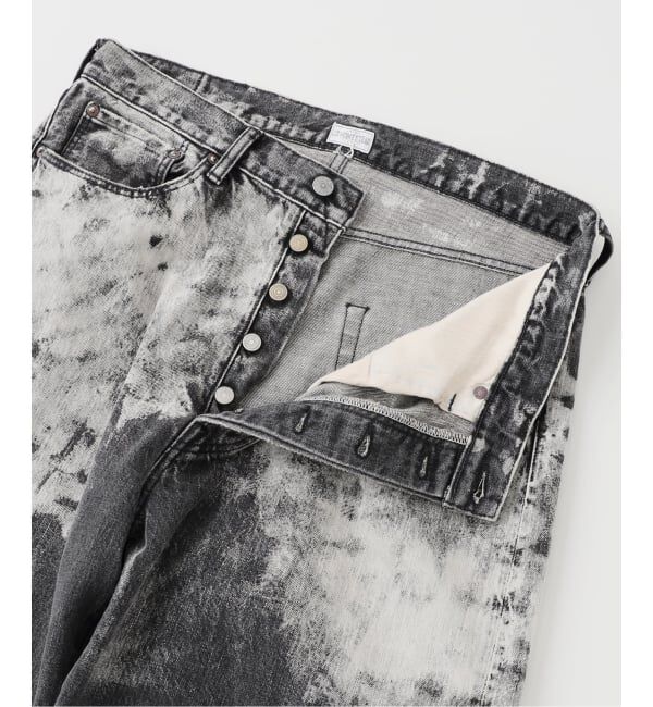 J.S.Homestead「J.S.Homestead / ブラック スプラッシュ エイジング デニム 5ポケ パンツ」|デニム|