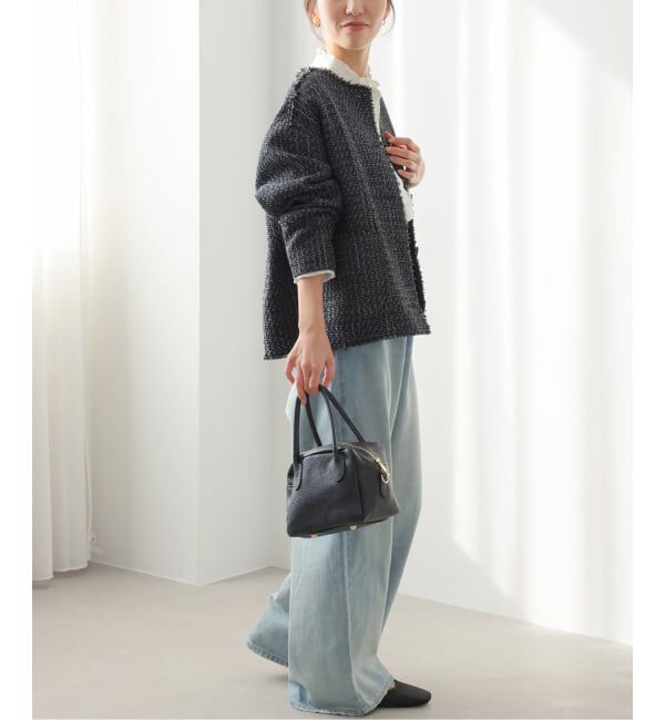 JOURNAL STANDARD relume「《予約》［26SS新作］ノーカラーツイードブルゾン」|ノーカラージャケット|