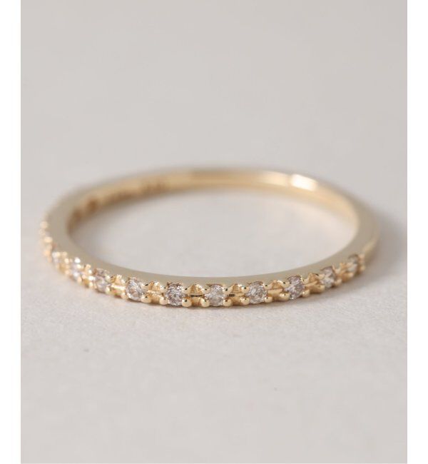 Lilas by Spick&Span「ダイヤハーフエタニティーピンキーリング K10」|リング|