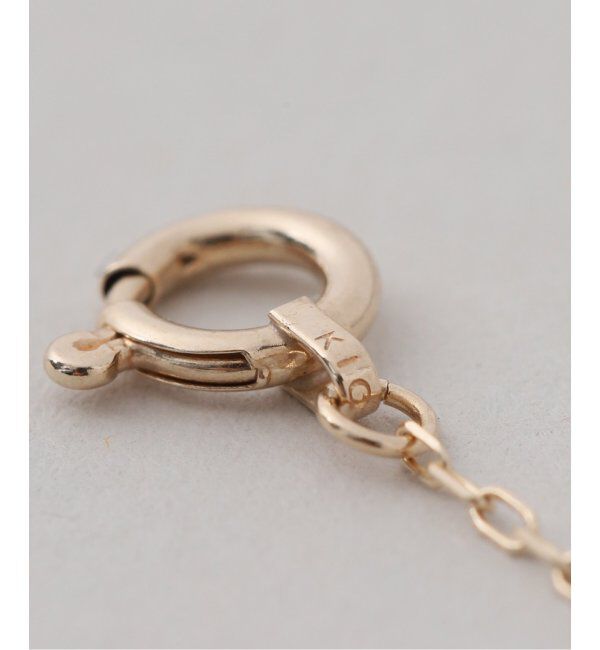 Lilas by Spick&Span「7ダイヤステーション50cmネックレス K10」|ネックレス|