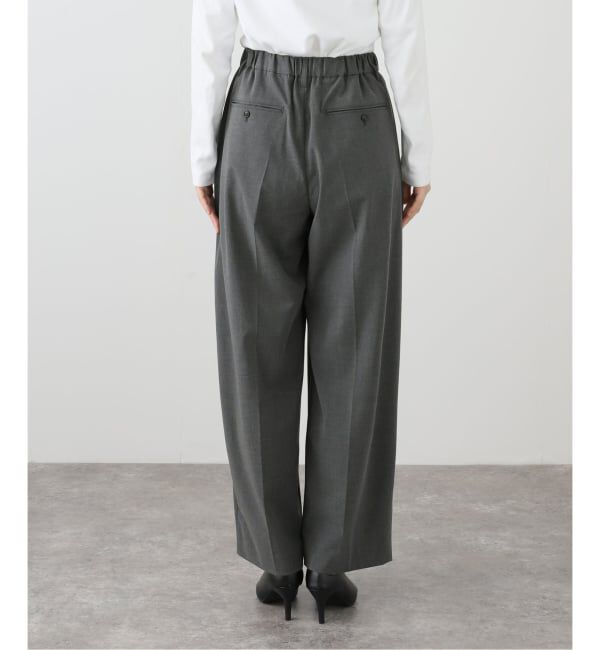 U by SPICK&SPAN「《追加2》2WAYトロタックイージーワイド」|スラックス|