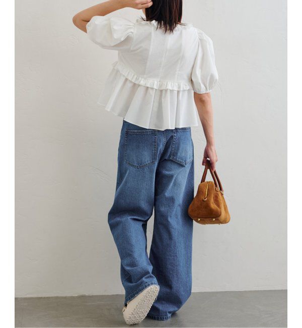 U by SPICK&SPAN「ルーズバギーデニム」|デニム|