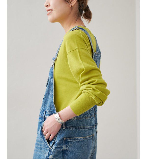 Spick and Span「《手洗い可 / 追加》18G クルーネックプルオーバー」|ニット・セーター|