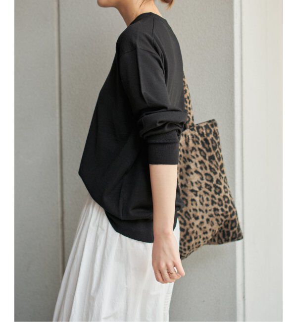 Spick and Span「《手洗い可 / 追加》18G クルーネックプルオーバー」|ニット・セーター|