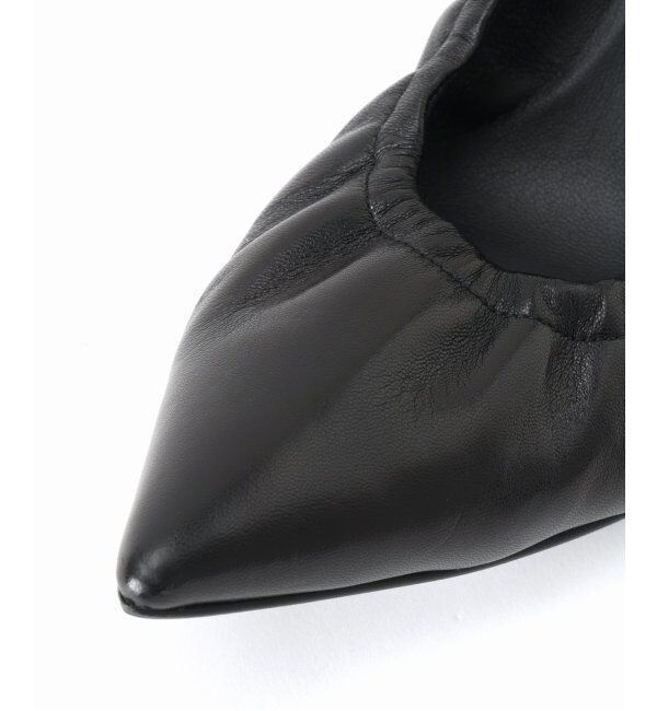 NOBLE「CORSOROMA9/コルソローマ ノーヴェ ギャザーヒールシューズ」|パンプス|