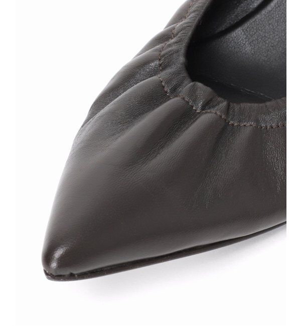 NOBLE「CORSOROMA9/コルソローマ ノーヴェ ギャザーヒールシューズ」|パンプス|