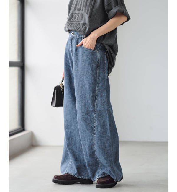 FRAMeWORK「バレルフォルムデニムパンツ」|デニム|