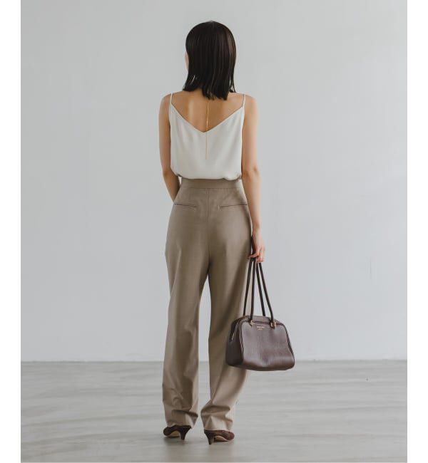 NOBLE「【洗える】メルティサテン2WAYキャミ」|キャミソール|