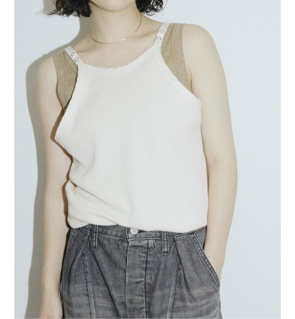 FRAMeWORK「JANE SMITH/ジェーンスミス 別注ワッフルタンク」|タンクトップ|