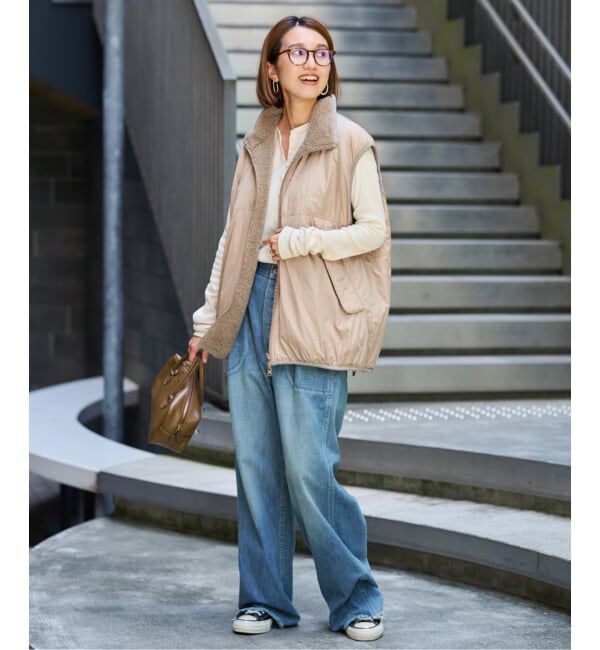 FRAMeWORK「FROSTLINE/フロストライン 別注 リバーシブルベスト」|ダウンベスト・ベスト|