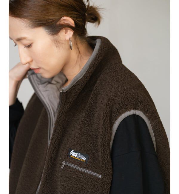 FRAMeWORK「FROSTLINE/フロストライン 別注 リバーシブルベスト」|ダウンベスト・ベスト|