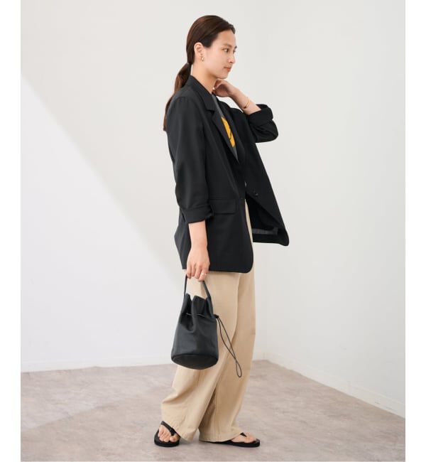 FRAMeWORK「TWトリアセトロピカルシアージャケット」|テーラードジャケット|