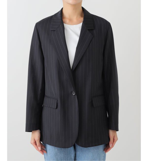 FRAMeWORK「TWトリアセトロピカルシアージャケット」|テーラードジャケット|