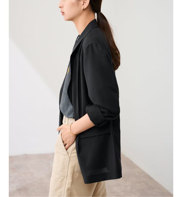 FRAMeWORK「TWトリアセトロピカルシアージャケット」|テーラードジャケット|