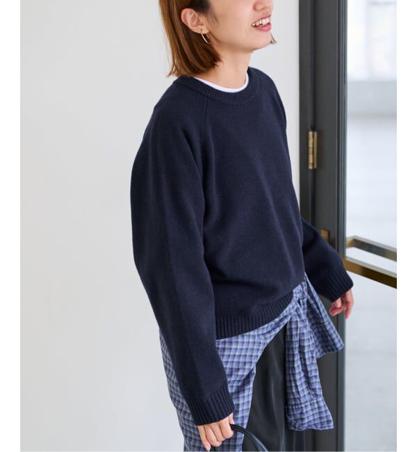 FRAMeWORK「AQUA クルーネックプルオーバー」|ニット・セーター|